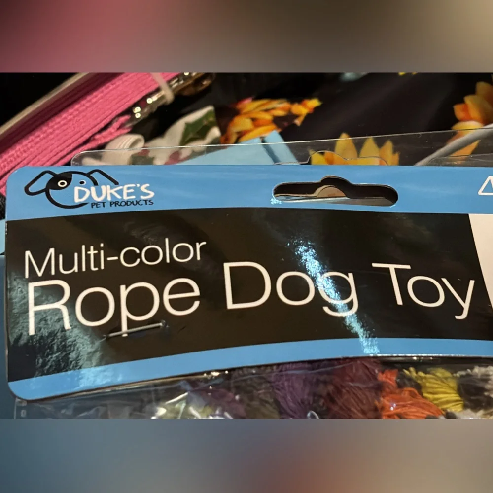 New Multi-Color Rope Dog Toy Set of 4 small dog 🐶